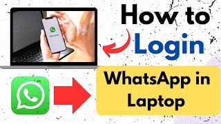 laptop me whatsapp कैसे chalaye ❓ how to use WhatsApp in laptop [upl. by Aivatnuhs]