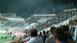 PAOK vs Rapid Wien  Fight before the game [upl. by Ykcim]