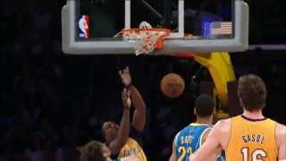 International Play of the Day Gasol Sets Up Howard [upl. by Marlo566]