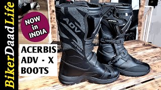 ACERBIS ADVX┃Adventure Boots Review┃Great Touring amp Offroad┃BikerDaadLife [upl. by Batchelor101]