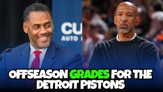 Offseason grades for the Detroit Pistons draft and free agency [upl. by Aneerb]