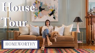 NYC HOUSE TOUR  Inside a Brooklyn Townhouse Filled with Color [upl. by Ettenad]