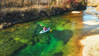 Kayaking a Natural Aquarium in the Ozarks [upl. by Jo-Anne195]