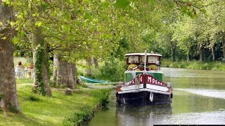 Cruising through the beautiful canals and rivers of France [upl. by Whit]