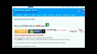 GiffGaff TOP UP WITH PAYPAL voucher pin number payg pay as you go [upl. by Wilma]