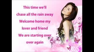 Toni Gonzaga  Starting Over Again Lyrics HD [upl. by Nevin]