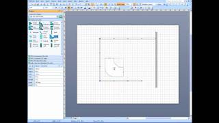 Visio Office Cubicle Layout Part 1 [upl. by Nyroc516]