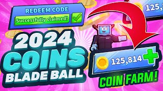 COIN GUIDE 2024 Blade Ball Coin Farm Coin Codes amp Tips [upl. by Animsay]