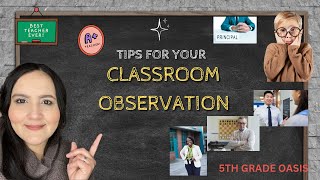 HOW TO HAVE A PERFECT CLASSROOM OBSERVATION classroomvideos principal [upl. by Britta]