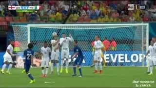 Pirlo INCREDIBLE Free Kick HD  Italy vs England  World Cup 2014 [upl. by Chimene198]