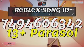 13 Parasol Roblox Song IDsCodes [upl. by Garvin]