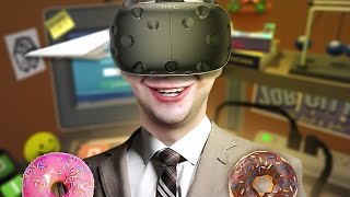 COMO SER ODIADO PELO SEU CHEFE  JOB SIMULATOR HTC VIVE [upl. by Tlaw43]