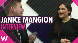 Janice Mangion “Kewkba”  Malta ESC 2017 INTERVIEW [upl. by Oratnek]