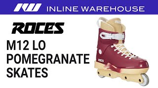 Roces M12 Lo Pomegranate Skates Review [upl. by Eidorb]