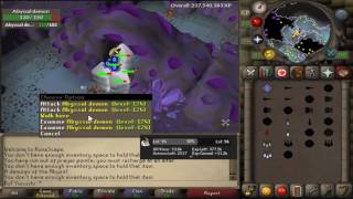 OSRS  Abyssal Demons  545k Slay XP\HR  Ice Barrage [upl. by Olegnad]