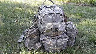 MOLLE II Medium Ruck Sack backpack military bugoutgear bugoutbag militarygear [upl. by Yardna]