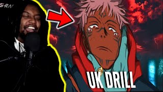 SUKUNA RAP King Of The Curses Jujutsu Kaisen UK Drill Pure O Juice DB Reaction [upl. by Feltie]