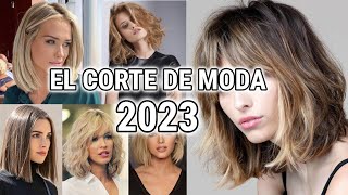 EL CORTE de CABELLO de MODA 2023 MEDIA MELENA CLAVICULAR es el CORTE de CABELLO en TENDENCIA de MODA [upl. by Phillips]