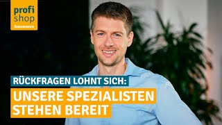 Fachberatung beim Jungheinrich PROFISHOP  Teamleiter Christof Winter im Interview [upl. by Huei]