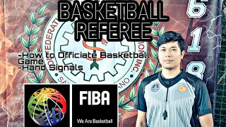 How to Officiate Basketball GameFIBA RefereeTutorial [upl. by Byrann863]