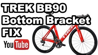 Trek Madone BB90 Creaking Bottom Bracket FIX Case Study [upl. by Notlrac45]