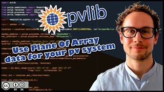 pvlib python 08 Processing POA data for a specific year [upl. by Nehemiah]