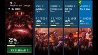 Transformers Forged to Fight  Act 4 Awaken and Corrupt Chapter 4  And I Saw Story and bosses [upl. by Yde]