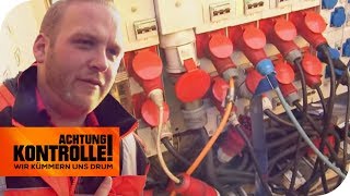 STROMKLAU Wer zapft den Strom auf dem Flohmarkt an  Achtung Kontrolle  kabel eins [upl. by Langille]