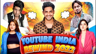 YOUTUBE INDIA REWIND 2022  THUGESH [upl. by Arst]