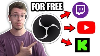 How To Multi Stream with OBS Studio FREE [upl. by Hjerpe]