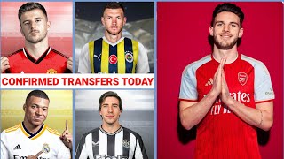 🚨 ALL CONFIRMED TRANSFER NEWS TODAY SUMMER 2023Declan rice to Arsenal fires Edin dzeko ✅tonali 🔥 [upl. by Yraeg]