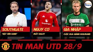 TIN MAN UTD 289 SOUTHGATE “BẬT ĐÈN XANH” NGUY CƠ MẤT DALOT GIA NHẬP CUỘC ĐUA GIÀNH HJULMAND [upl. by Biegel]