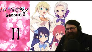 Regretting It  Kanojo mo Kanojo Season 2 Episode 11 reaction [upl. by Awahsoj817]