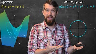 Lagrange Multipliers  Geometric Meaning amp Full Example [upl. by Orna]