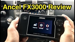 Ancel FX3000 Comprehensive Review Diagnostic Car Scanner [upl. by Llabmik]