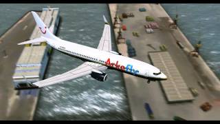 FSX  AerosoftFSDG  Heraklion X [upl. by Easlehc252]