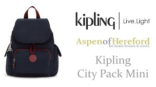 Kipling City Pack Mini Small Backpack  Aspen of Hereford [upl. by Ettennek74]