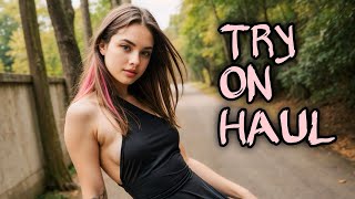 4K Bodysuit Outfit Beautifull Micro Dress Try On Haul Ideas For You Curvy Model Fashion [upl. by Adnohsirk]