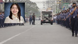 Mayor Mamilyn AgustinCaramat Funeral Procession Guards  Part 2 [upl. by Schulze]