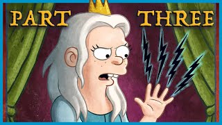 Disenchantment Part 3 Shines in its Characters amp Worldbuilding Review [upl. by Akcire444]