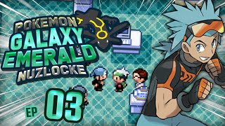 Pokemon Galaxy Emerald Nuzlocke  Part 3  BRAWLEY amp SLATEPORT CITY [upl. by Anyalram]