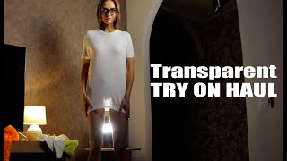 Try on haul my new transparent dresses [upl. by Yong]