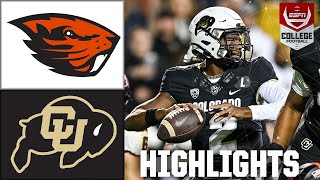 Oregon State Beavers vs Colorado Buffaloes  Full Game Highlights [upl. by Tenaj890]