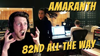 AMARANTHE  82nd All The Way REACTION [upl. by Lesab193]