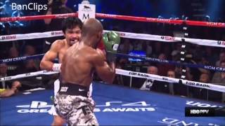 Manny Pacquiao signature punch lands on Bradley [upl. by Morrill]