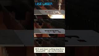 3D 5axis laser cutting machine fast cutting speed high precision and smooth cutting [upl. by Francyne183]