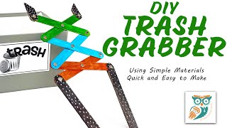 DIY Trash Grabber STEM Project for Kids [upl. by Sylvia]