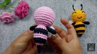 ABEJA A CROCHET AMIGURUMI PASO PASO amigurumi crochet diy amigurumilovers bee abejas craft [upl. by Caddaric]