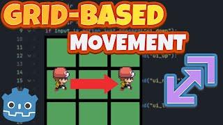 Smooth Grid Based Movement Similar to Pokemon Godot 43 Tutorial [upl. by Atineb]