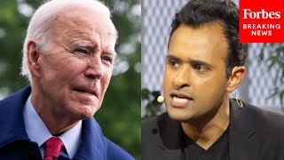 Vivek Ramaswamy Asked Point Blank If Joe Biden Is A Legitimately Elected President [upl. by Ajnek]